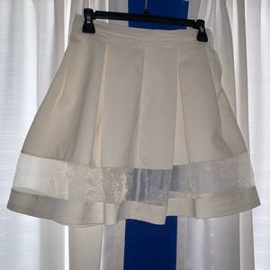 White skirt